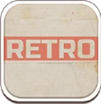 go sms retro theme android application logo